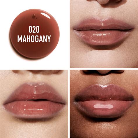 dior lip maximizer gloss mahogany|best dior lip glow color.